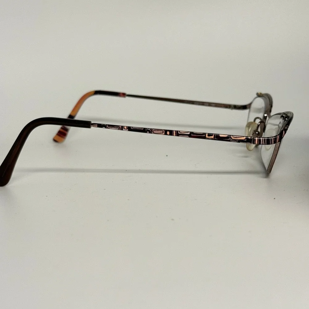 Christian‎ Dior CD3176 208 Eyeglasses Frames Brown Geometric Italy 52-17-135